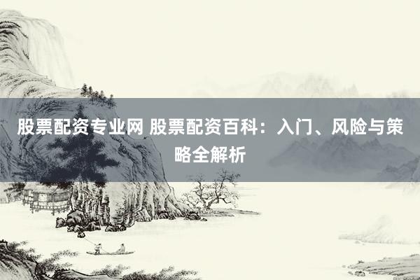 股票配资专业网 股票配资百科：入门、风险与策略全解析